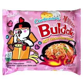 Buldak Chicken Carbonara Ramen