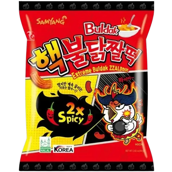 Снек Extreme Buldak Zzaldduk 2X Spicy