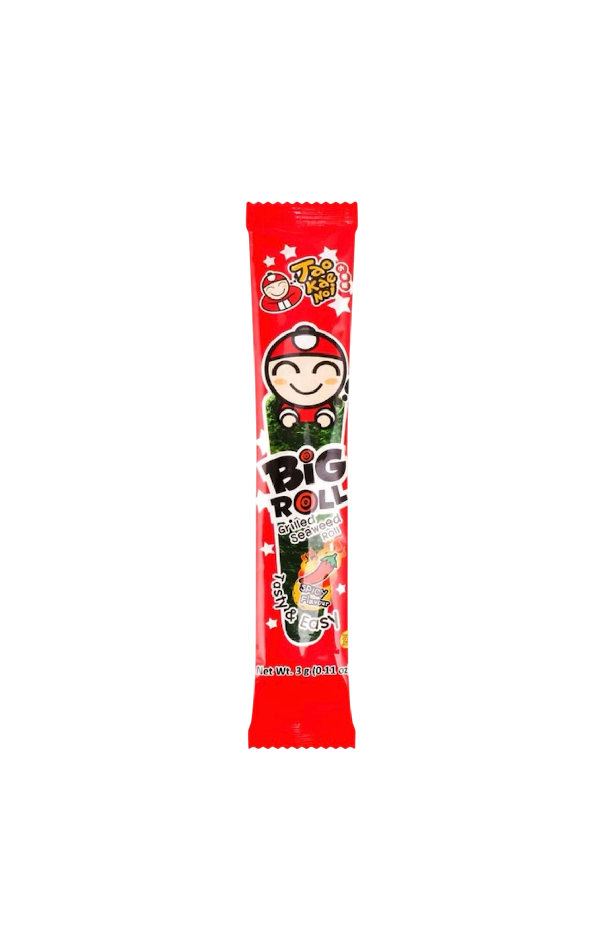 Снек-ролл из морских водорослей Tao Kae Noi Big Roll Spicy