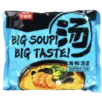 Локшина швидкого приготування Big Soup зі смаком морепродуктів JML