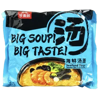 Лапша быстрого приготовления Big Soup со вкусом морепродуктов JML