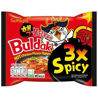 Лапша Buldak 3x Spicy