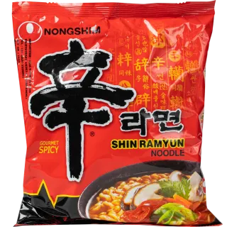 Локшина рамен зі смаком грибів Shin Ramyun