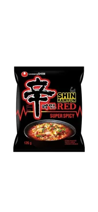 Shin Ramyun Spicy ramen noodles