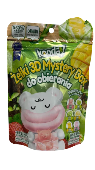 Kooday 3D Желейки со вкусом Яблока/Манго/Клубники