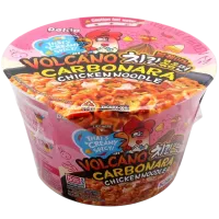 Лапша Paldo Volcano Carbonara Chicken в стакане