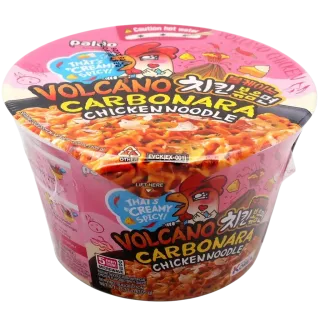 Лапша Paldo Volcano Carbonara Chicken в стакане