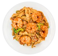 Egg noodles with shrimp Tom Yum