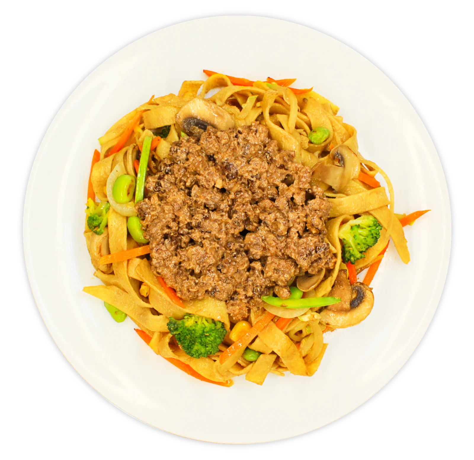 Egg Bolognese Noodles with Ground Beef