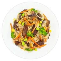 Fried rice with beef