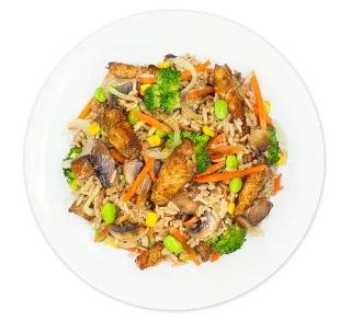 Fried rice with pork