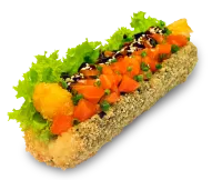Hot with shrimp and salmon