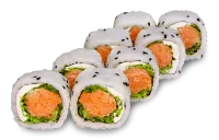 California with grilled salmon