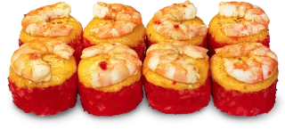 Запеченный с тигровой креветкой