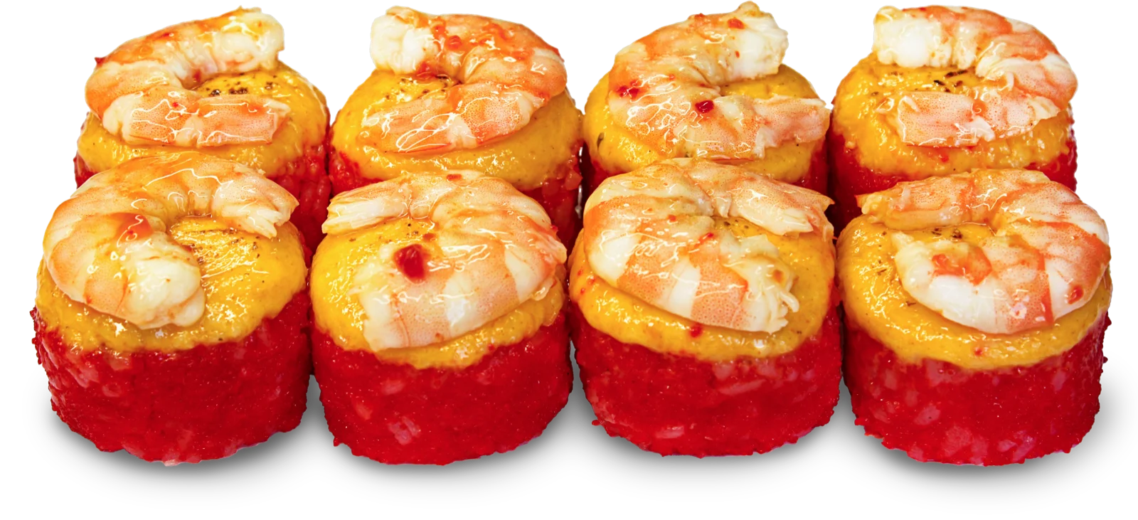 Запеченный с тигровой креветкой