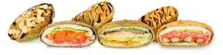 Sushi burger set
