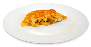 Baked potatoes with chicken